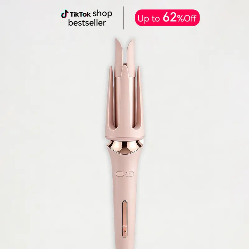 Fully Automatic Rotating Curling Iron - Anti-Scalding Safety Design, Adjustable Temperature, Suitable for Different Hair Types, Easily Creates Various Hairstyles, Maximum Temperature 200 Degrees Celsius, Freely Rotating End, Curling Tool.