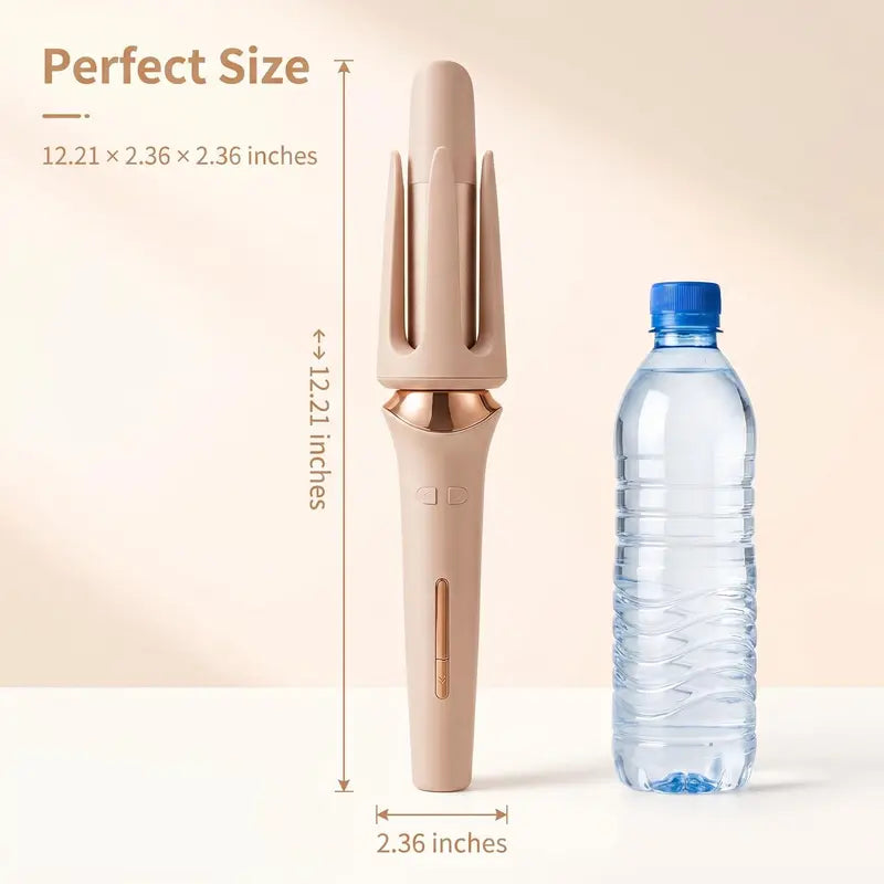 Fully Automatic Rotating Curling Iron - Anti-Scalding Safety Design, Adjustable Temperature, Suitable for Different Hair Types, Easily Creates Various Hairstyles, Maximum Temperature 200 Degrees Celsius, Freely Rotating End, Curling Tool.